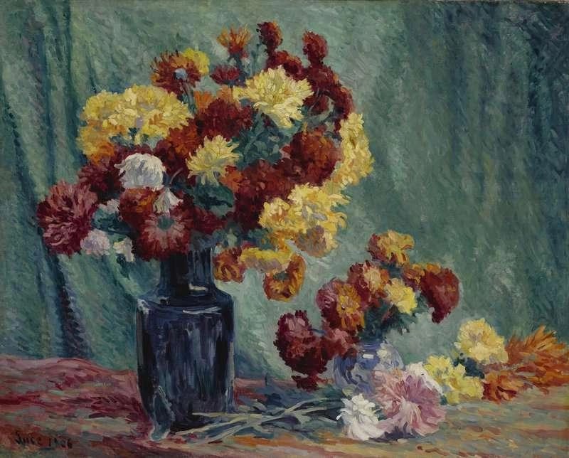 有花的静物1906 由马克西米利安·卢斯油画复制品出售