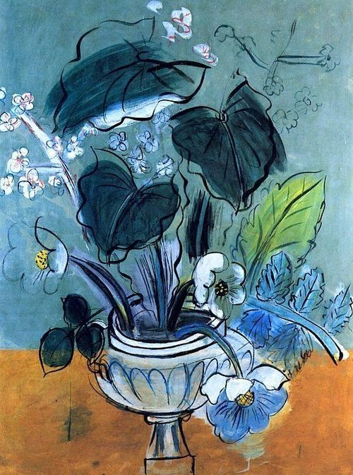 デュフィ リトグラフ（版画） 花瓶の花 Raoul Dufy ムルロリトシリーズ - その他