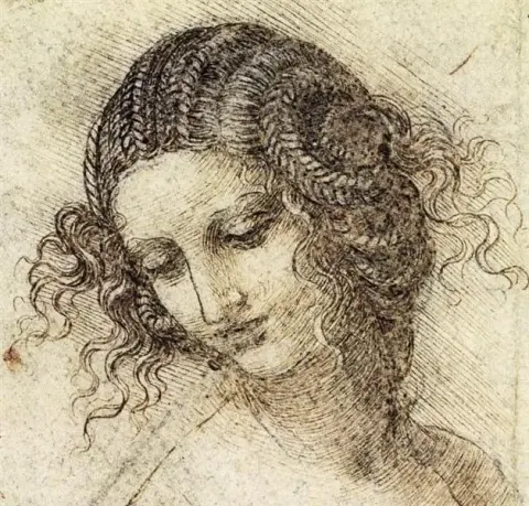 Study for the Head of Leda