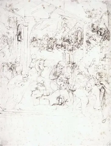 Study for the Adoration of the Magi