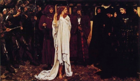 De boetedoening van Eleanor, hertogin van Glouster, 1900