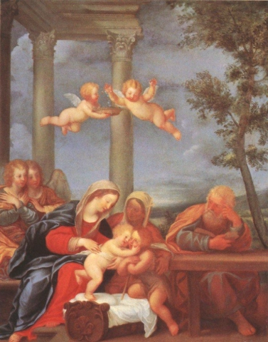 Albani Francesco Sacra Famiglia Pyhä perhe