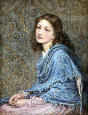 Girl Seated In Blue S.d.