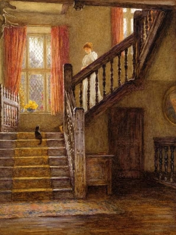 The Staircase Whittington Court Gloucestershire