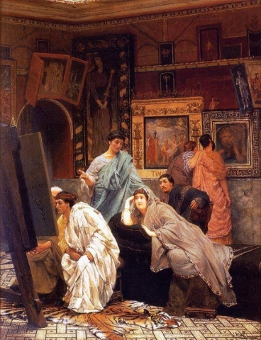 En samlare av bilder vid Augustus tid