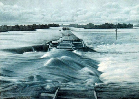 1885 年 4 月 3 日班加西洪水