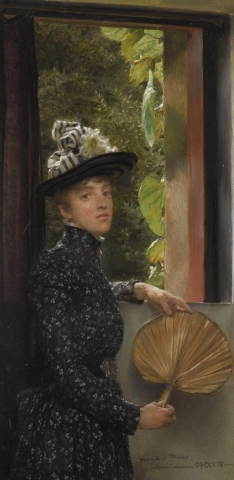 Porträtt av fröken Agnes Marks 1890