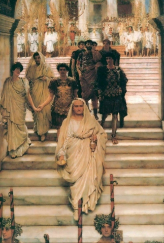 Der Triumph von Titus, den Flaviern