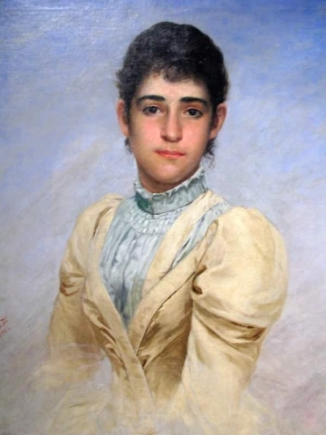 民主党リベラルのジョアナ・ダ・クーニャの肖像 1892