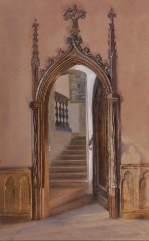 Interior Im Schloss Grafenegg Bei Krems 1853