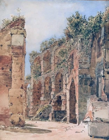 Estudo do Coliseu em Roma