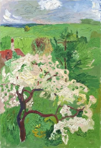 Blühender Baum 1945