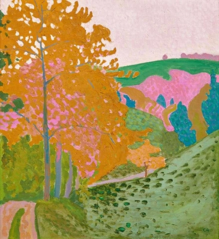 Herbstlandschaft - Herbst Auf Der Oschwand 1906