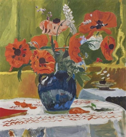 Mohn In Blauer Vase 1932