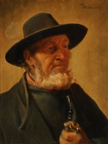 Porträtt av fiskaren Ole Svendsen