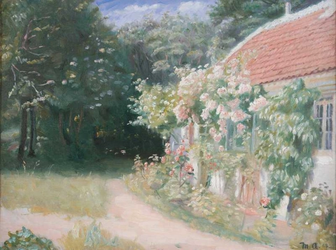 La antigua casa del jardín de verano