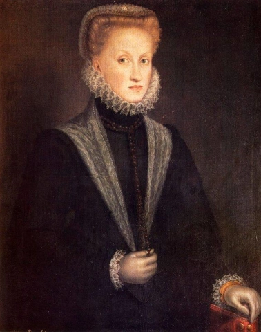 Anna d'Austria regina di Spagna 1573