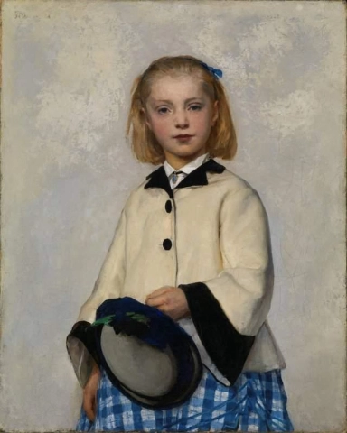 Des Kunstlers Tochter Louise 1874