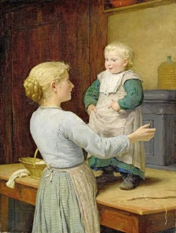 Die Altere Schwester, около 1889 г.