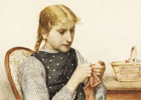 Knitting Gir