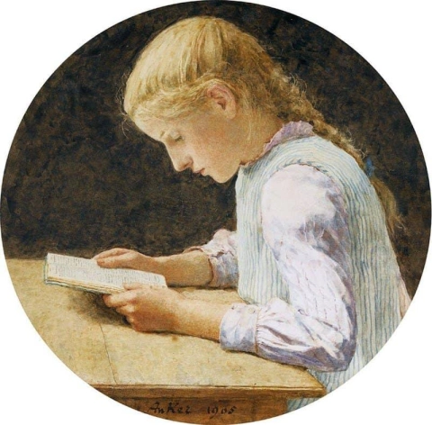 Lesendes Mädchen 1905