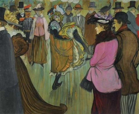In de Moulin Rouge vóór 1892