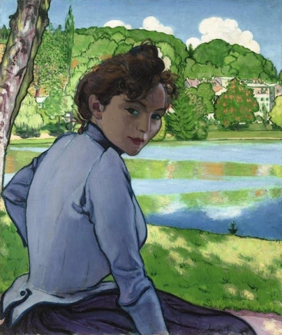 水辺の女 1889