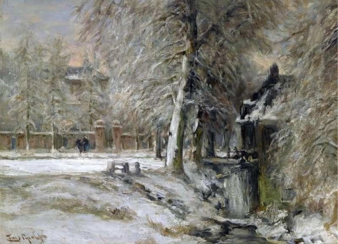 Talvinen päivä Haagse Bosissa