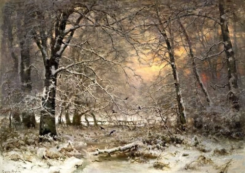 Paesaggio invernale Ca. 1875-85