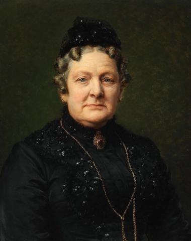 retrato de la señora Juliane Fischer 1902
