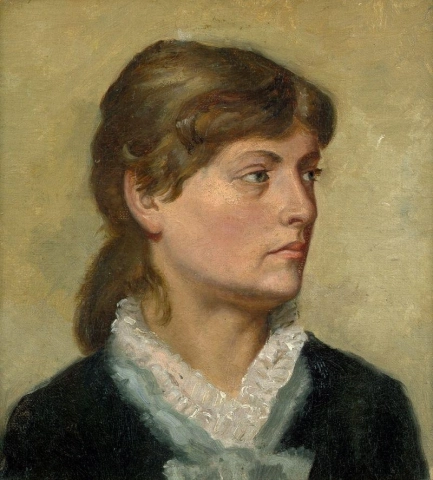 Portrat Der Malerin Sofie Holten