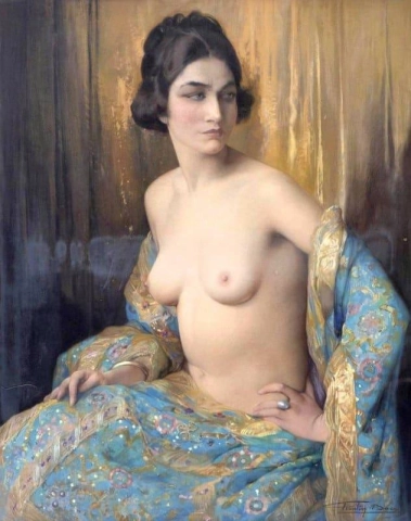 蓝色连衣裙 1928-29