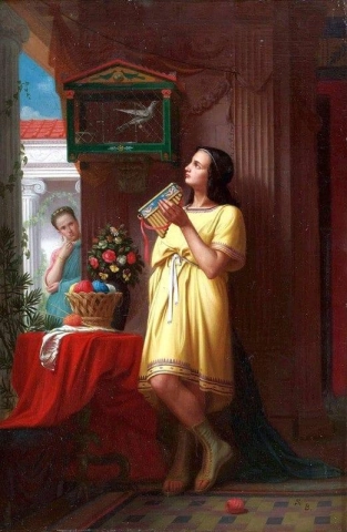 Jente med en fløyte