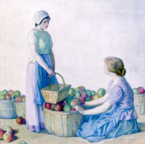 Recogiendo manzanas