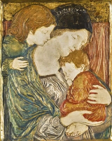 Relief With A Mother And Children 1906