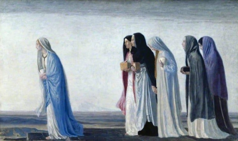 무덤으로 들어가는 여인들 1912