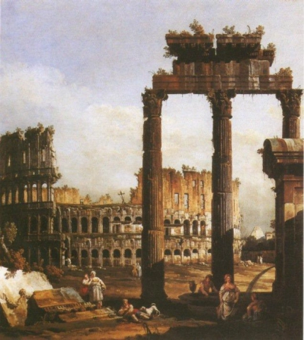 Belloto Bernardo Capriccio Mit Dem Coliseu