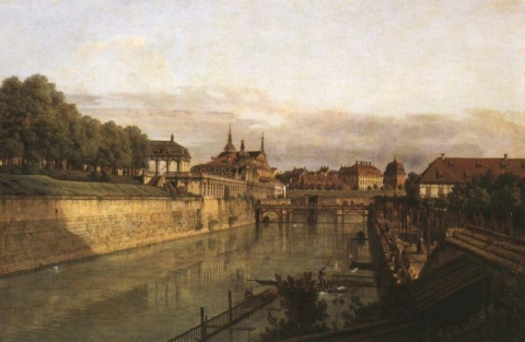 Belloto Bernardo Zwingergraben em Dresden