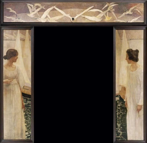 Decoración para el marco de una puerta 1898