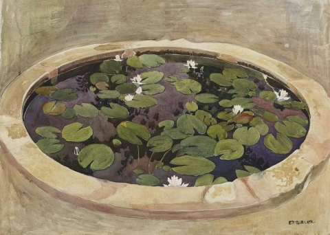 Studie for Mysterious Water - The Water Lily Pond