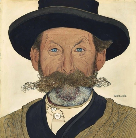Portret van Baptiste 1906