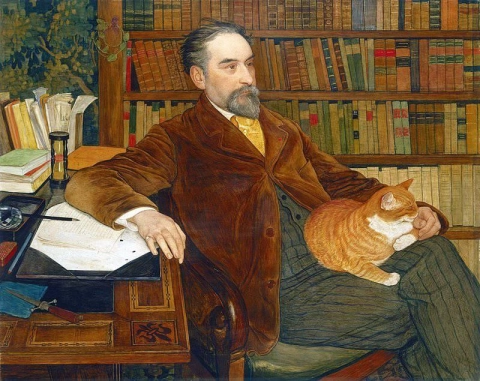 Portrait Of The Writer Edouard Rod