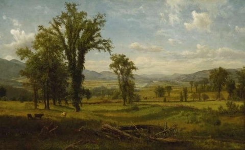 Vale do Rio Connecticut Claremont New Hampshire 1865