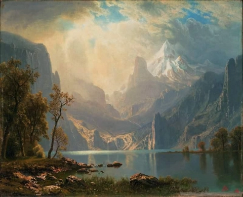 シエラネバダ州タホ湖にて 1868