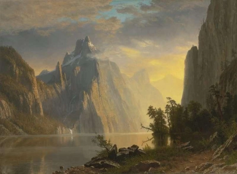 بحيرة في سييرا نيفادا 1867