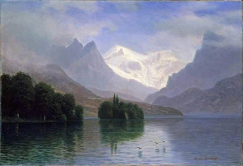Bergszene 1880