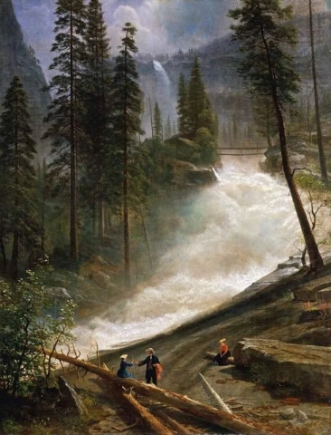Nevada Falls Yosemite 1872 Ouro 1873