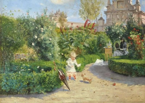 De Murillo-tuinen Sevilla 1882