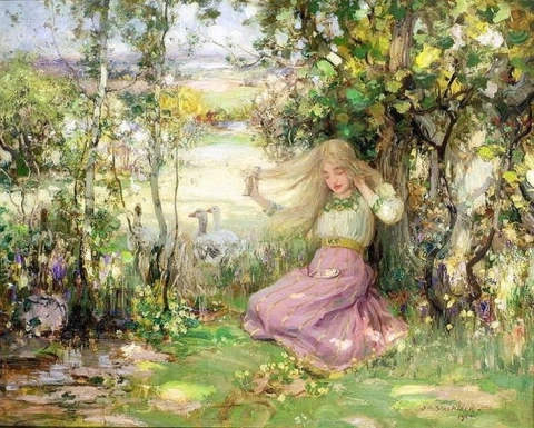 Um idílio de primavera de 1900
