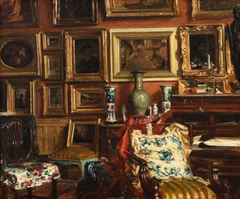 Der Werkstattsalon von Jacques-Émile Blanche Auteuil